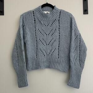 Blue Knitted Sweater